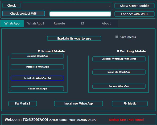 2025WhatsApp 强制激活官方-恢复所有聊天记录-手机解锁硬改宝库